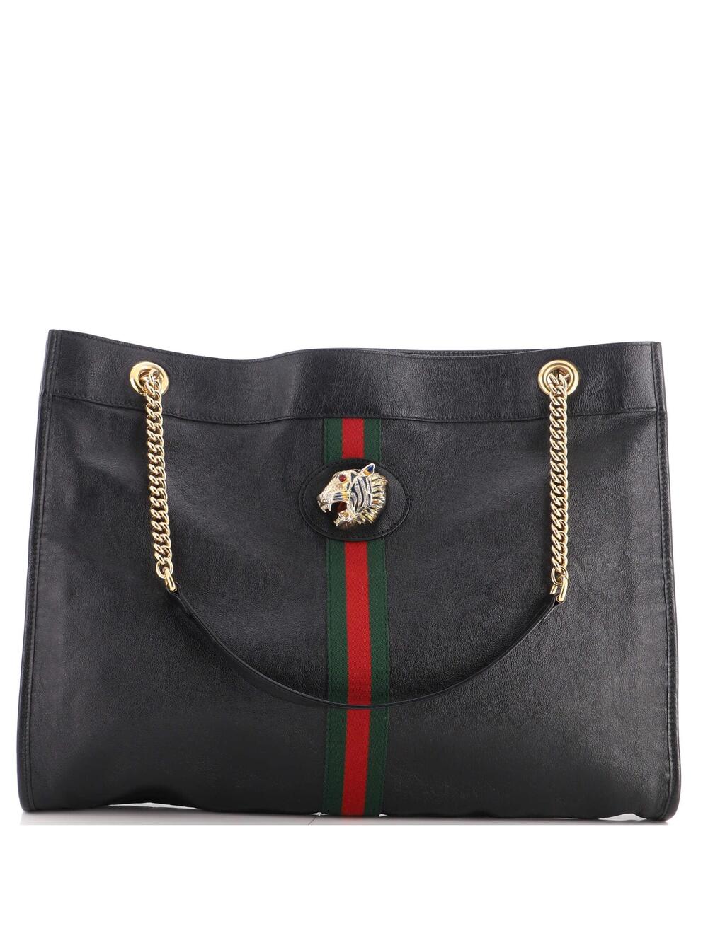 Gucci Rajah Chain Tote Leather Large #356666G14B